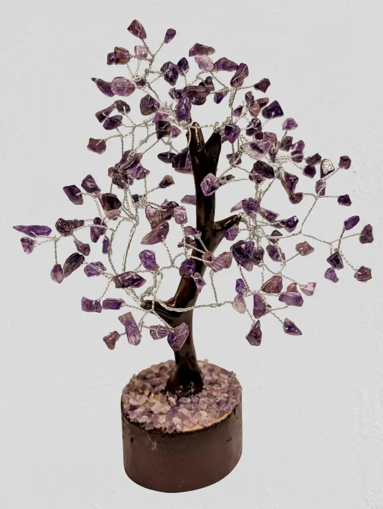 Amethyst Tree - Medium Brown 22cm