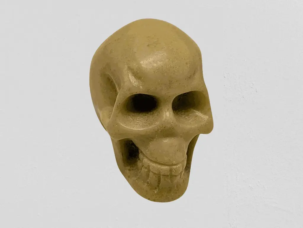 Jade (Nephrite) Skull Small -1pc