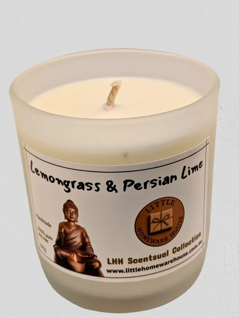 Lemongrass & Persian Lime - Scented Candle - 220g