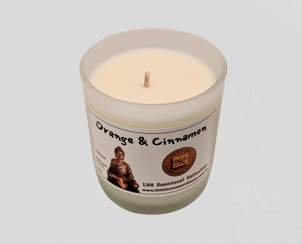 Orange & Cinnamon - Scented Candle - 220g