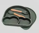 Silicone Bowl Set - Sage