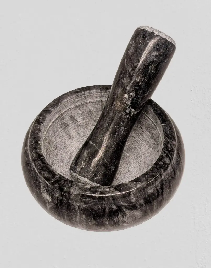 Marble Mortar & Pestle Small - Black