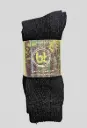 Bamboo - 3 Yarn Work Socks - 3 Pack - Black