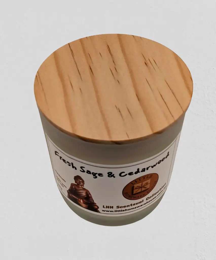 Fresh Sage & Cedarwood - Scented Candle - 220g