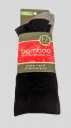 Bamboo - Charcoal Circulation Health Socks - Black/Grey