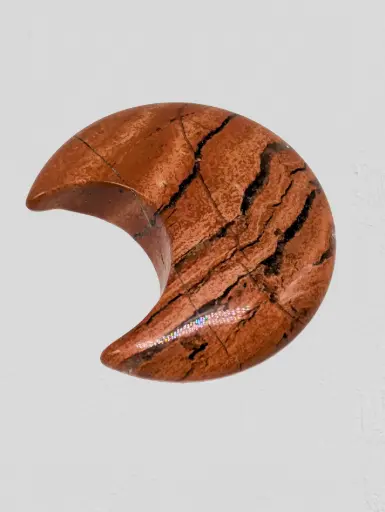 [CRY-CAR-JAS-MOO-3cm] Red Jasper Mini Moon 3cm - 1pc