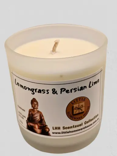 [CAN-LEM-PER-LIM-220g] Lemongrass & Persian Lime - Scented Candle - 220g