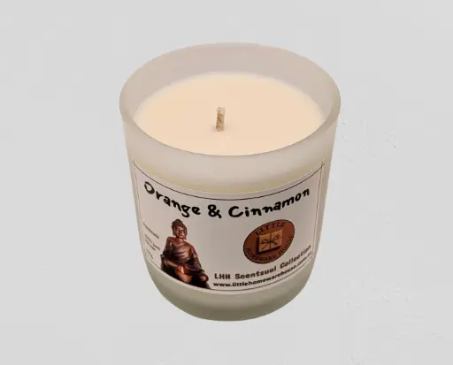 [CAN-ORA-CIN-220g] Orange & Cinnamon - Scented Candle - 220g