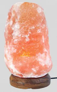 [SAL-NWB-4-5kg] Himalayan Salt Lamp 4-5KG NATURAL Wood Base