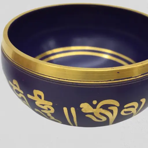 [SOU-SIN-BOW-PUR-14cm] Tibetan Singing Bowl PURPLE 14cm