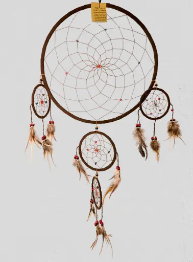 [LdcLAR-Brown] Dream Catcher LARGE - Brown