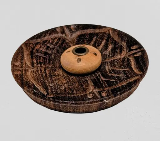 [IHwRAt] INCENSE HOLDER Wooden - Tibetan
