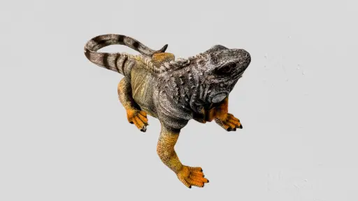 [PR053] Lifelike Iguana Statue