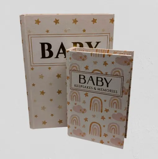 [HB8160-1] Baby Keepsakes - Book Box
