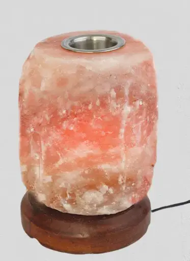 [LslnAROwb24v] Himalayan Salt Lamp AROMATHERAPY Wood Base