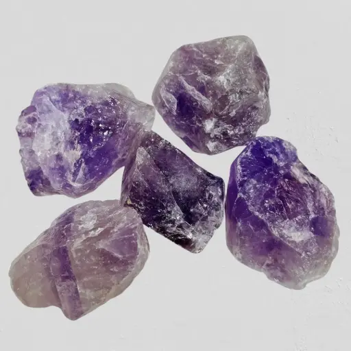 [LccAME2A] Rough Crystal Pieces AMETHYST 2kg (A Grade)