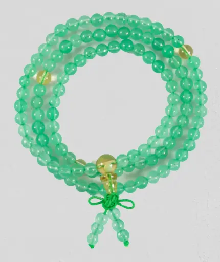 [LMPJ] Crystal Mala Beads Necklace JADE