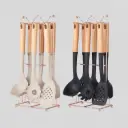 Elegant 7-Piece Silicone Kitchen Utensil Set