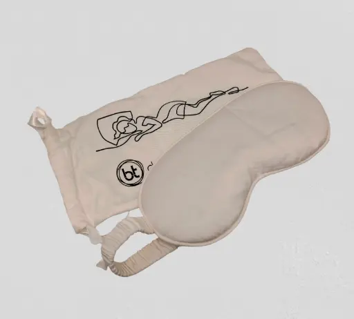 [0793573590022] Bamboo Sleep Mask - 100% Light Blocking - White